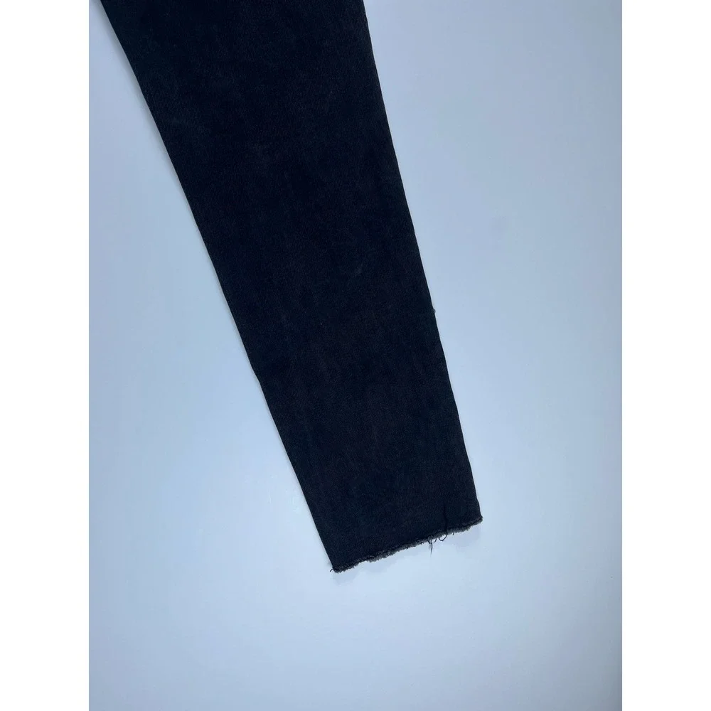 Driftwood Jackie Dressy Studded Skinny Jeans for Summer Black Frayed Hem W29 L28